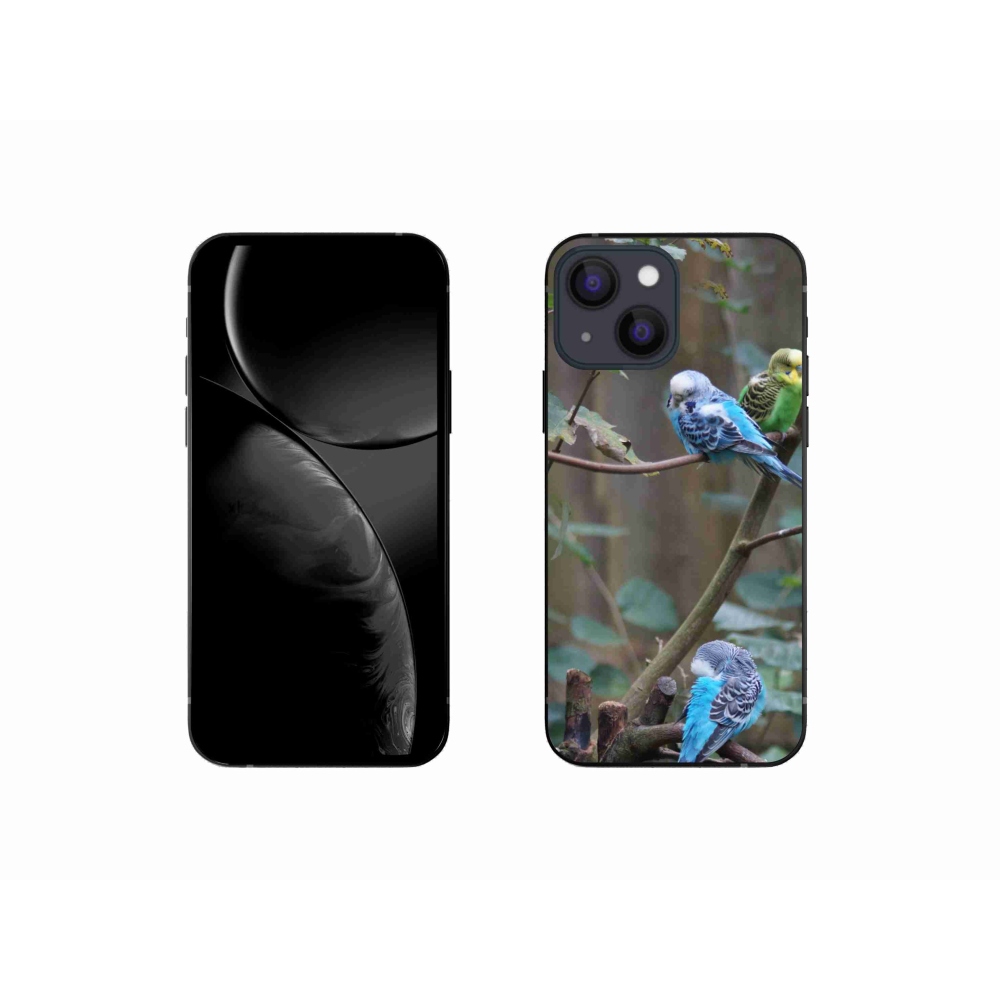mmCase gél tok az iPhone 13 Mini-hez – papagájok egy ágon