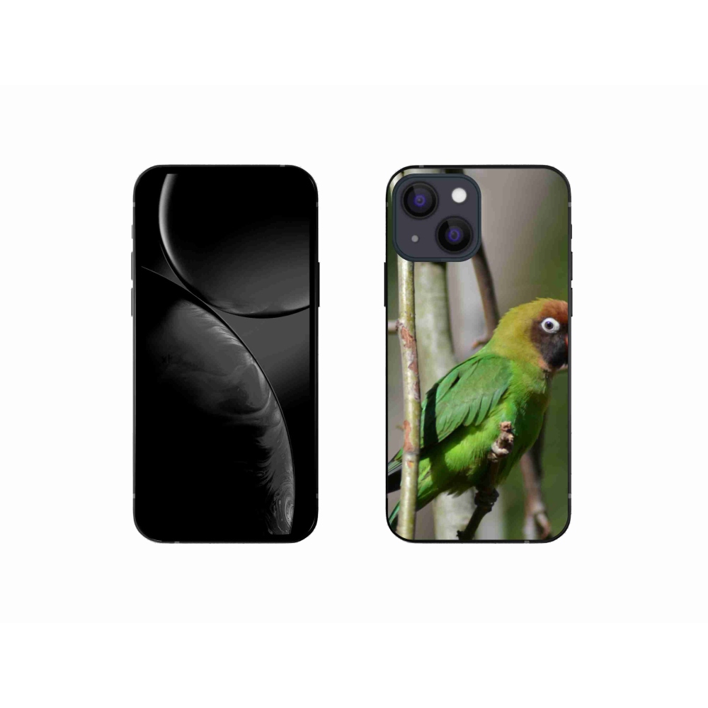 Gél borítás mmCase iPhone 13 Mini készülékhez - papagáj agapornis