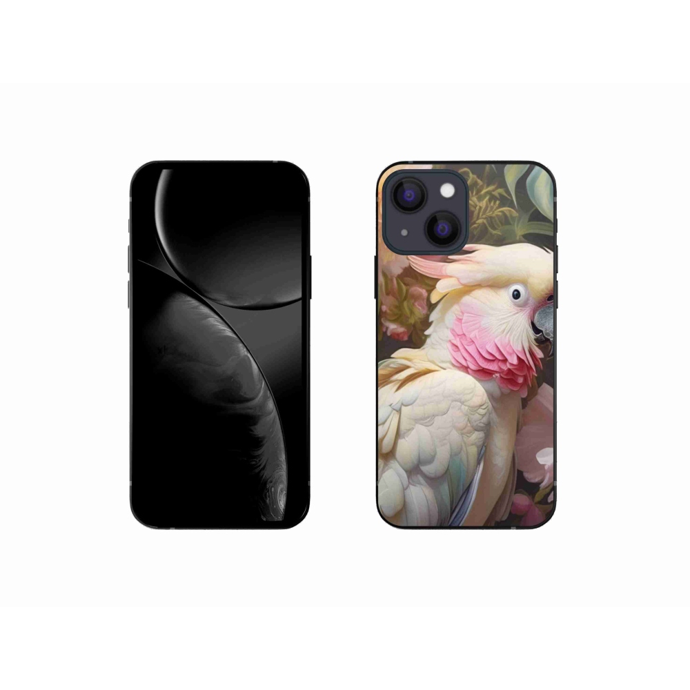 Zselés borítás mmCase iPhone 13 Mini készülékhez - papagáj kakadu rózsaszín 2