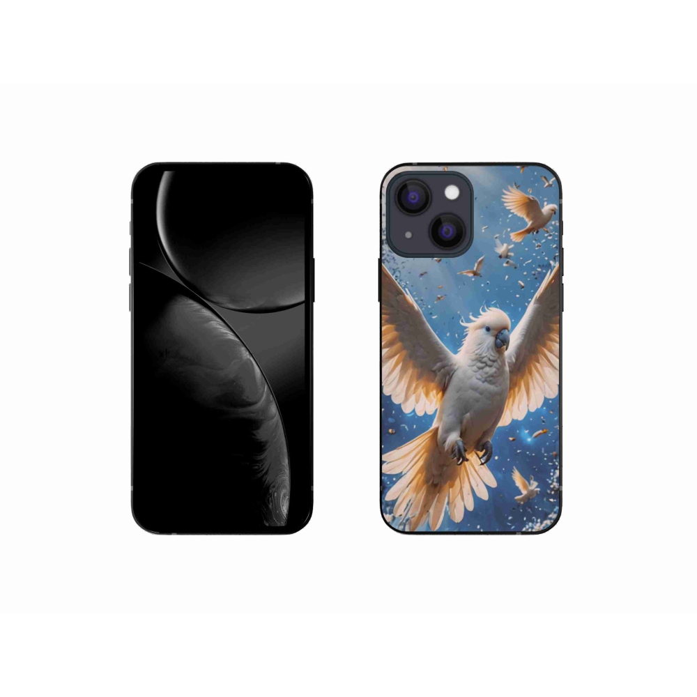 Zselés borítás mmCase iPhone 13 Mini készülékhez - papagáj kakadu