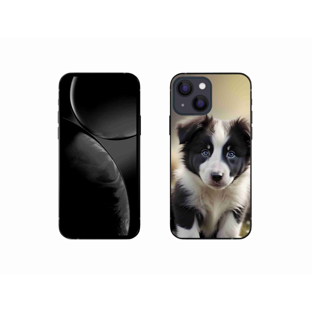 mmCase gél tok az iPhone 13 Mini-hez – aranyos border collie