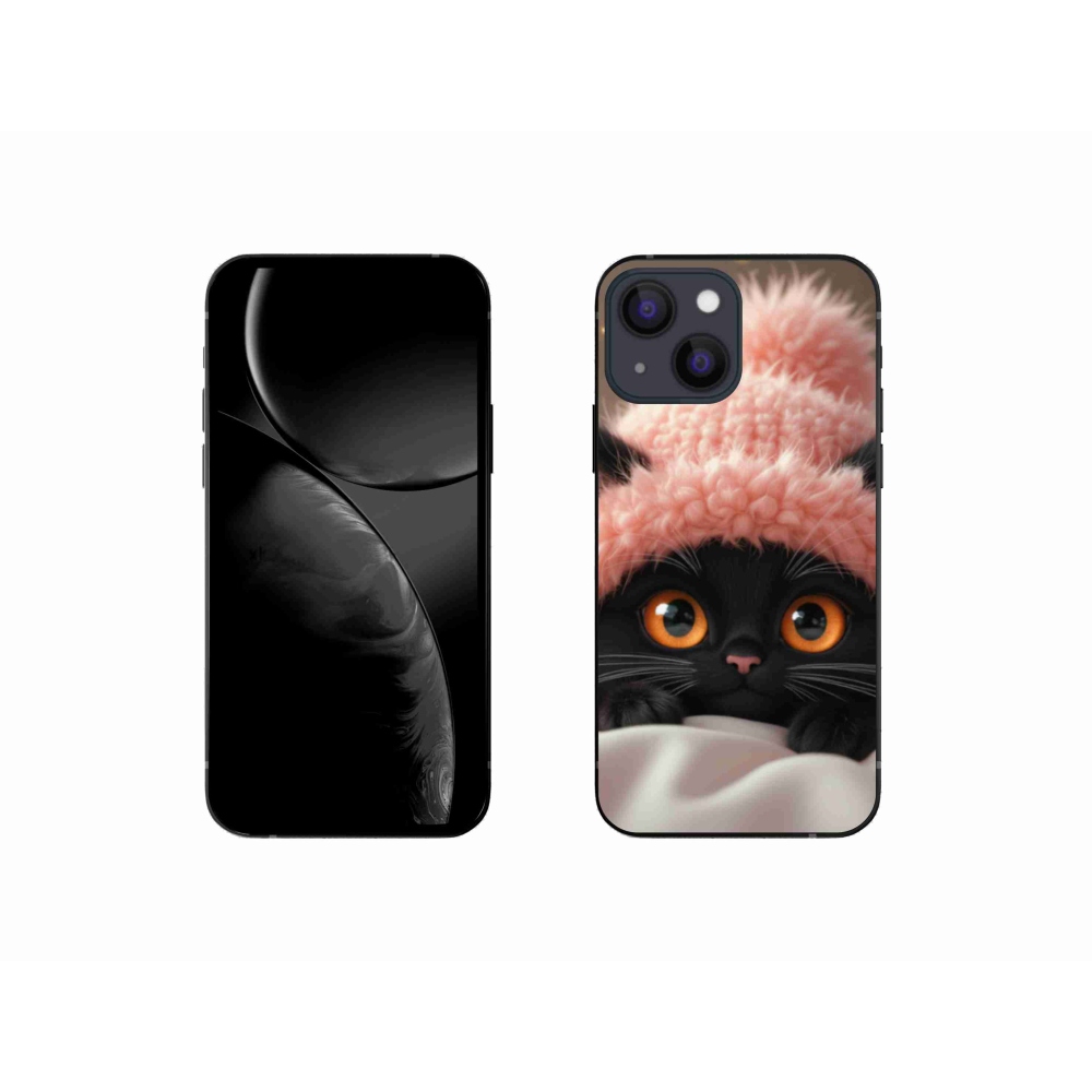 Gél borítás mmCase iPhone 13 Mini készülékhez - aranyos cica 7