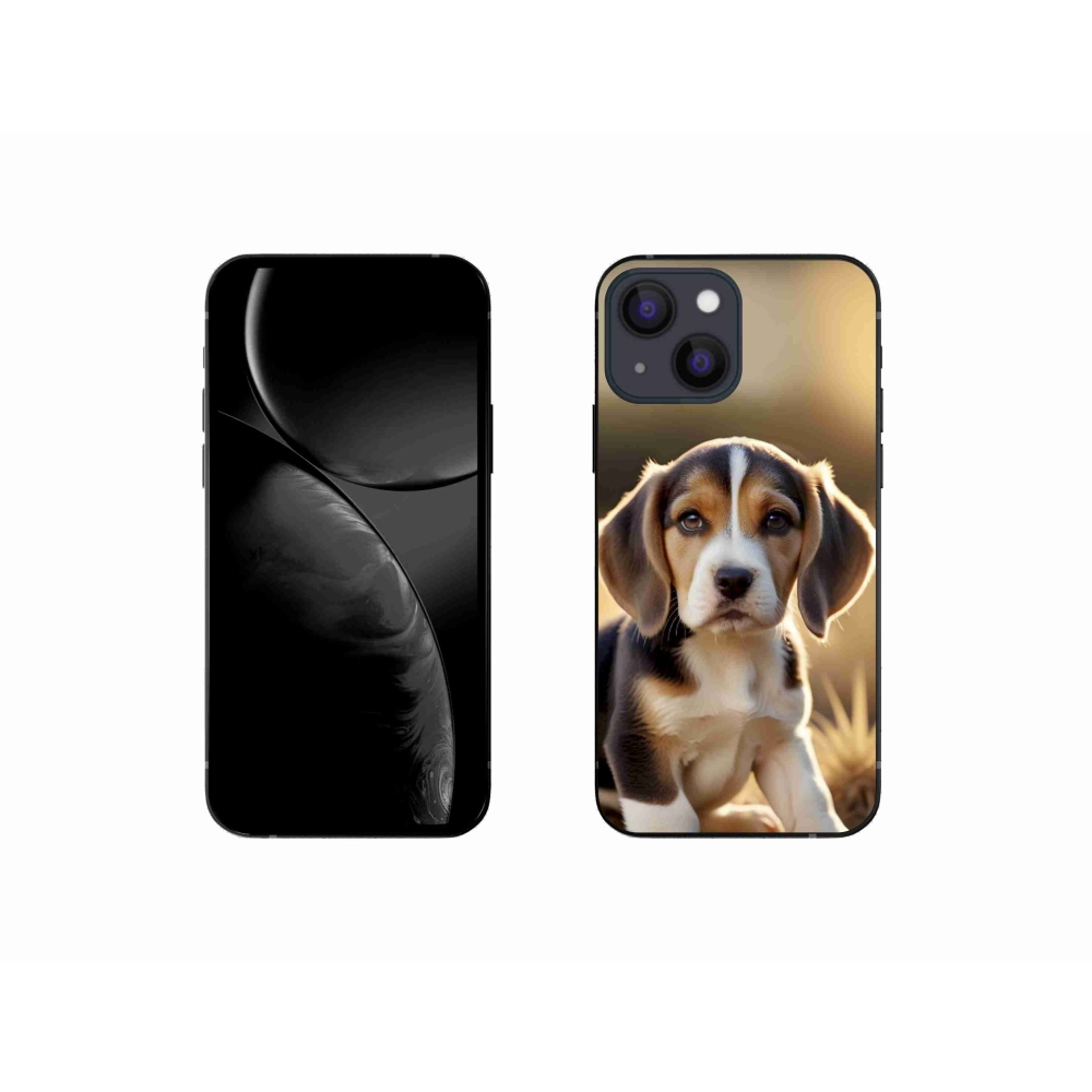 mmCase gél tok az iPhone 13 Mini-hez – aranyos beagle