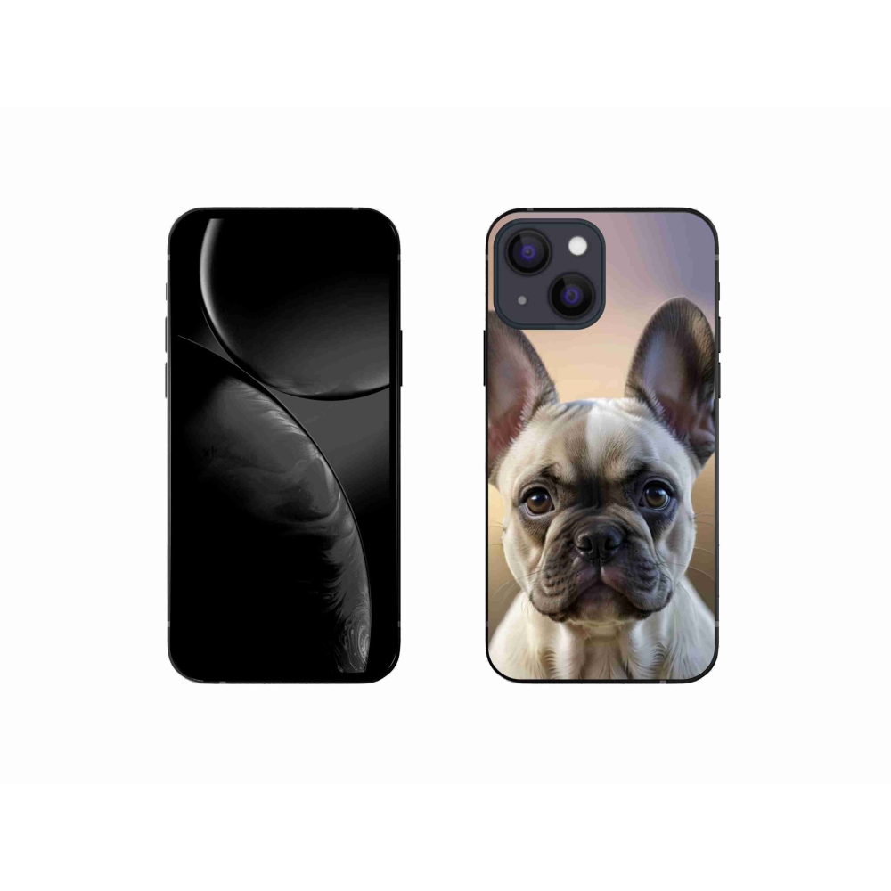 mmCase gél tok az iPhone 13 Mini-hez – aranyos francia buldog
