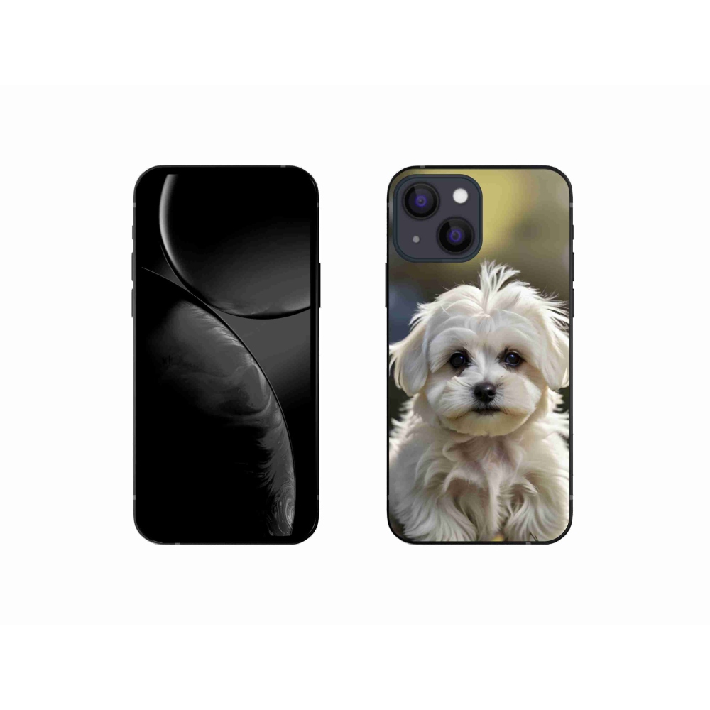 mmCase gél tok az iPhone 13 Mini-hez – aranyos máltai kutyus