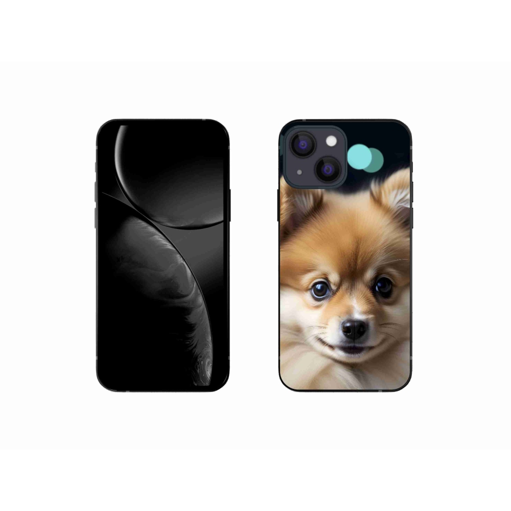 mmCase gél tok az iPhone 13 Mini-hez – aranyos pomerániai
