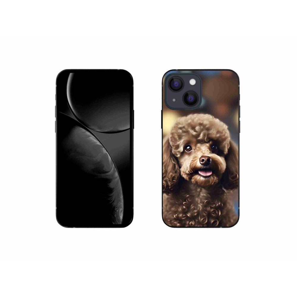 mmCase gél tok az iPhone 13 Mini-hez – aranyos pudli