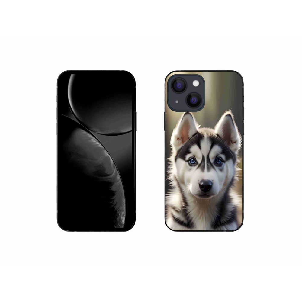 mmCase gél tok az iPhone 13 Mini-hez – aranyos szibériai husky