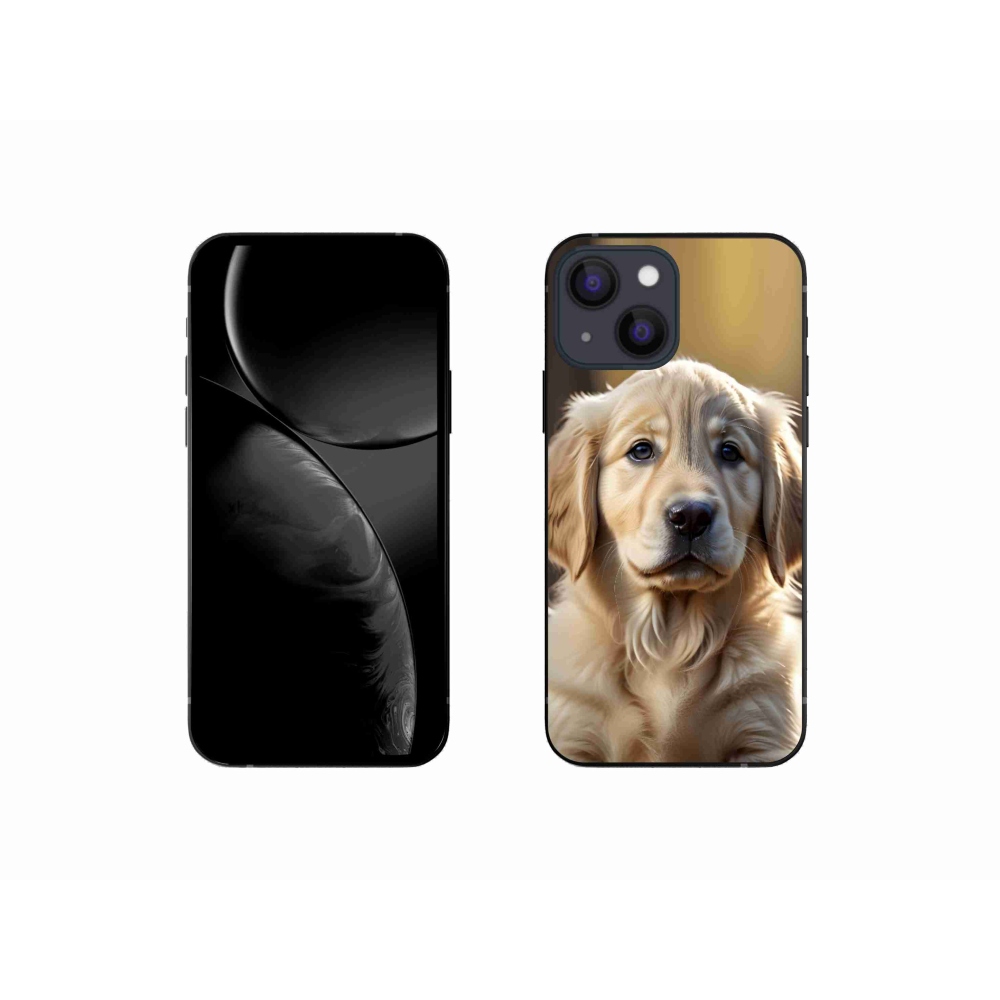 mmCase gél tok az iPhone 13 Mini-hez – aranyos arany retriever