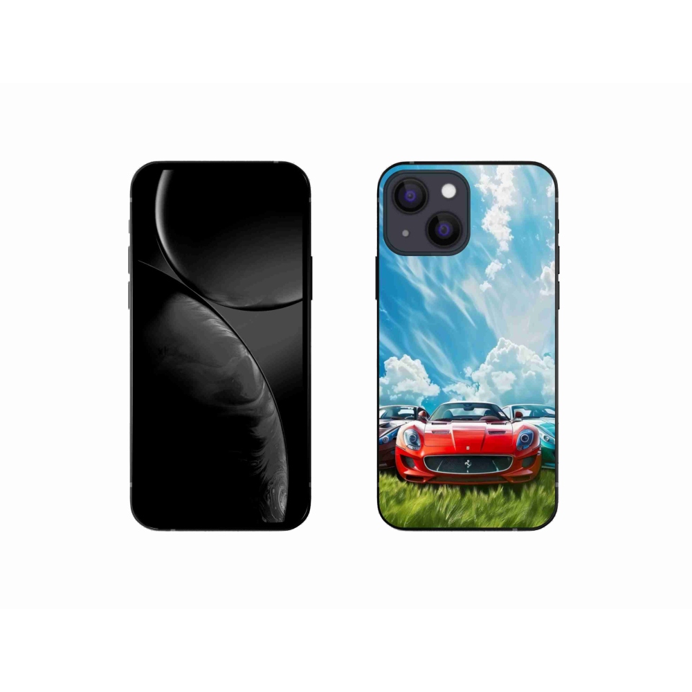 Zselés borítás mmCase iPhone 13 Mini készülékhez - sportkocsik