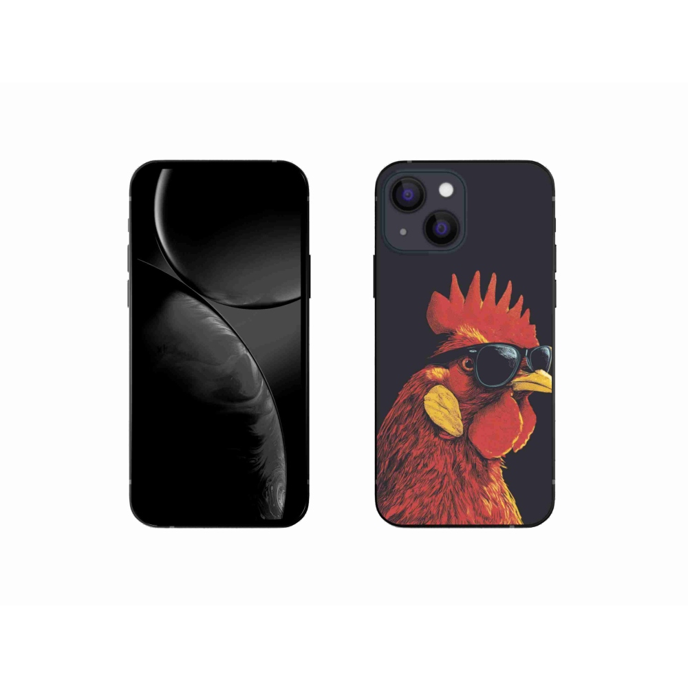 Zselés borítás mmCase iPhone 13 Mini készülékhez - stílusos kakas