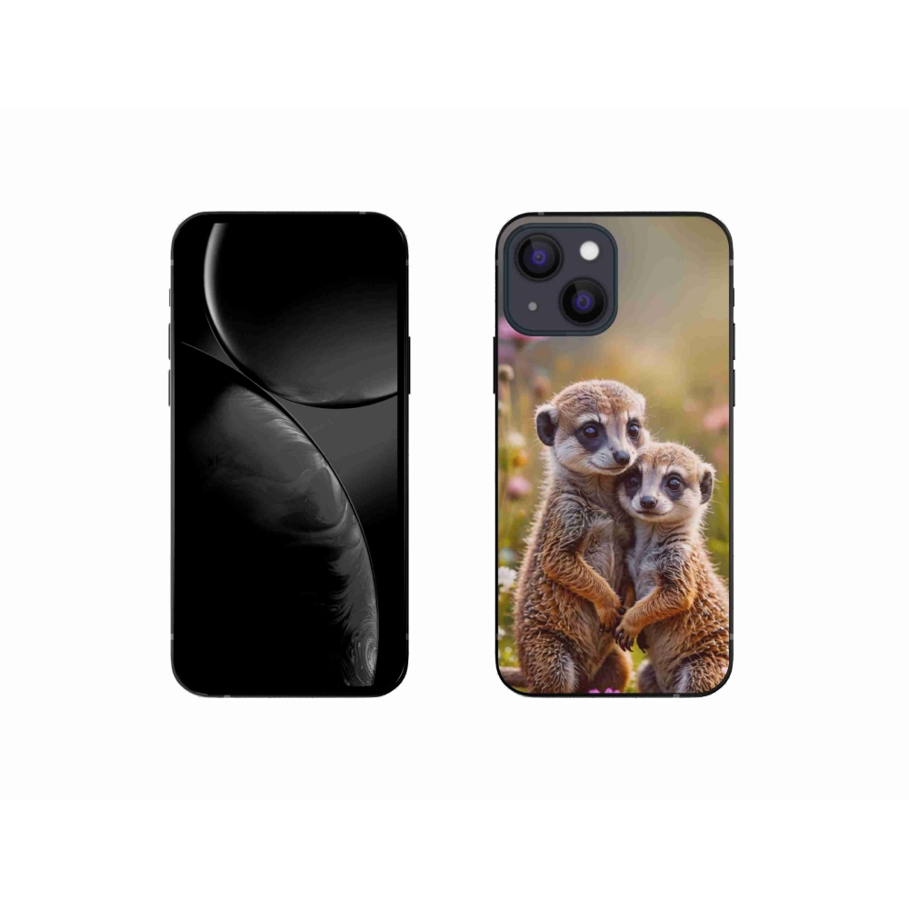 mmCase gél tok az iPhone 13 Mini-hez – szurikáta-duó