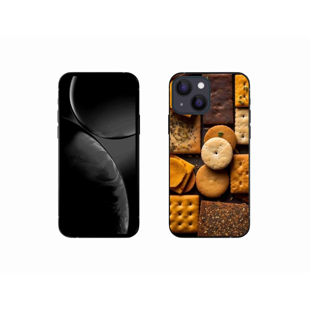Zselés borítás mmCase iPhone 13 Mini készülékhez - kekszek