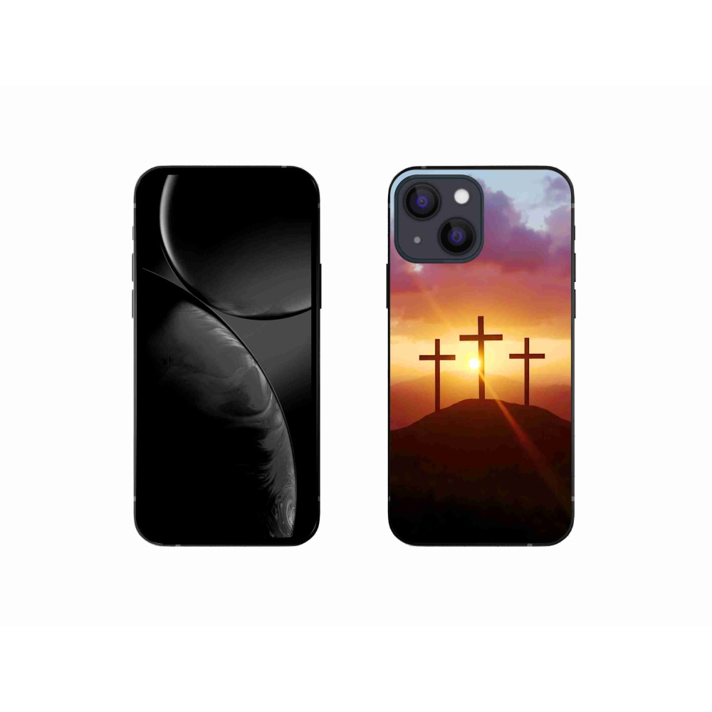Zselés borítás mmCase iPhone 13 Mini készülékhez - három kereszt