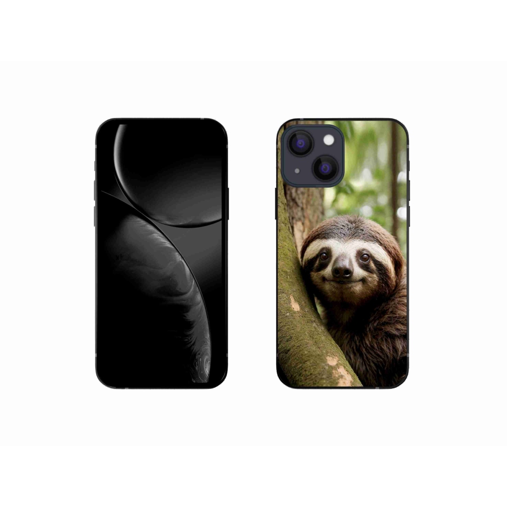 mmCase gél tok az iPhone 13 Mini-hez – mosolygós lajhár
