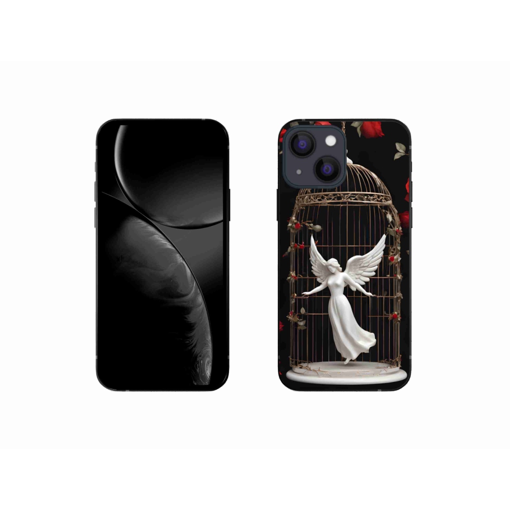 Zselés borítás mmCase iPhone 13 Mini készülékhez - csapdába esett angyal
