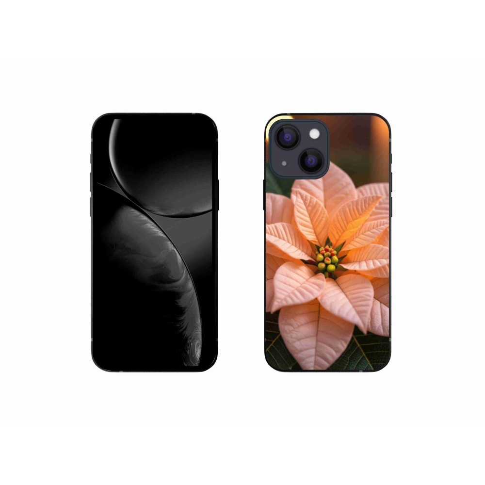 Gél borítás mmCase iPhone 13 Mini készülékhez - mikulásvirág