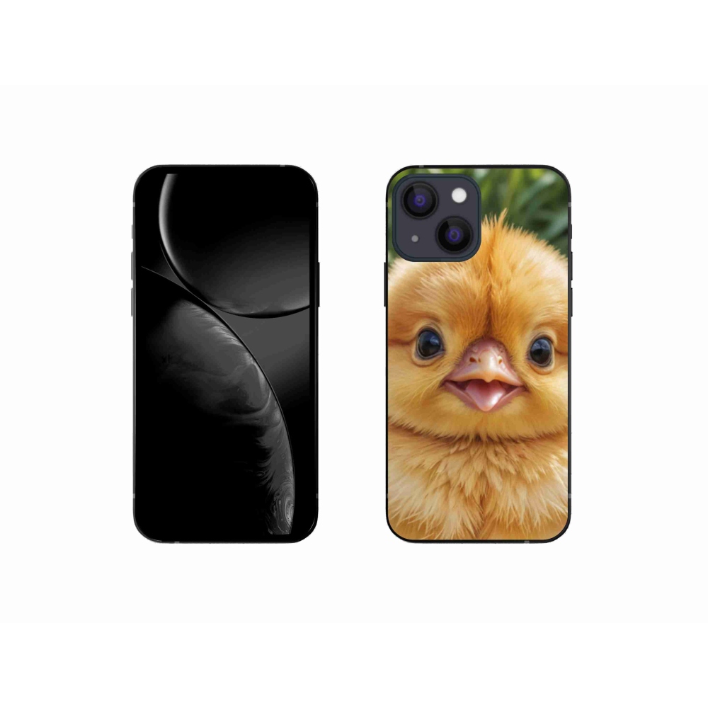 Gél borítás mmCase iPhone 13 Mini készülékhez - boldog csaj