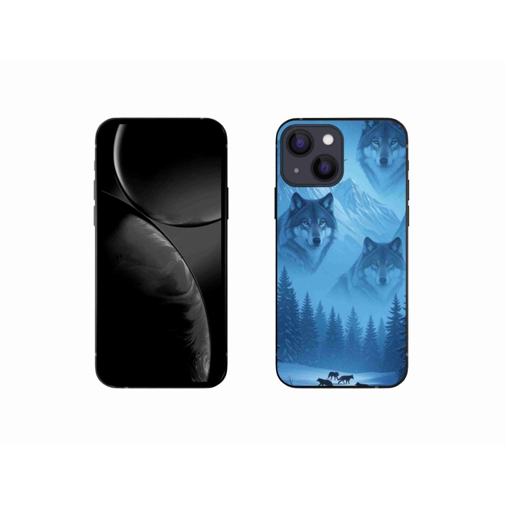 Zselés borítás mmCase iPhone 13 Mini készülékhez - farkas csomag