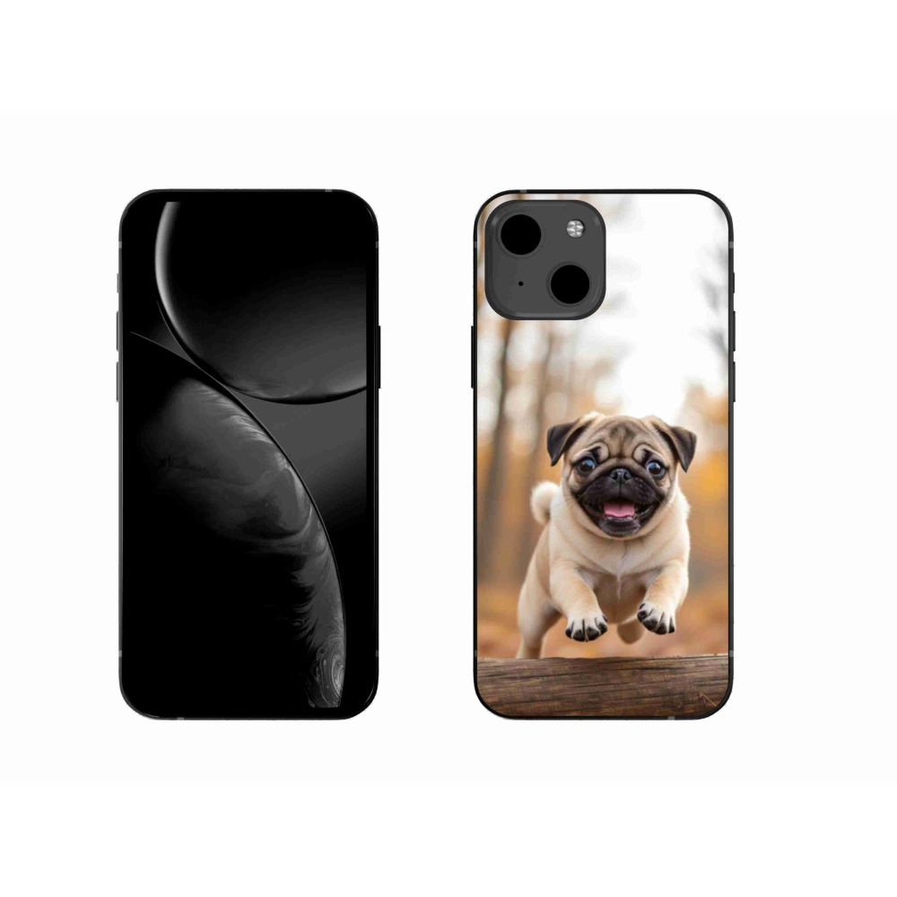 Gél borítás mmCase iPhone 13 készülékhez - mopsz 2