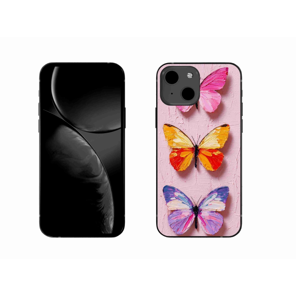 Zselés borítás mmCase iPhone 13 készülékhez - pillangó szentháromság