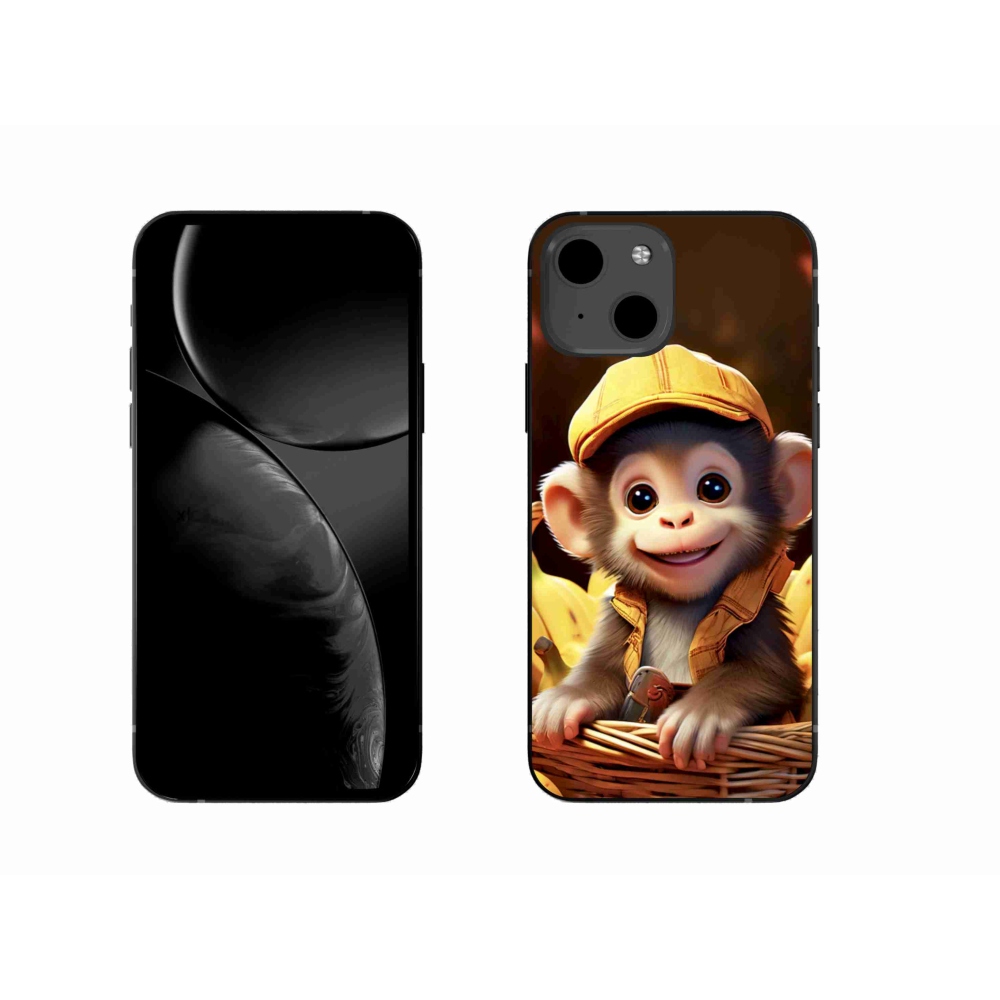 mmCase gél tok az iPhone 13-hoz – majom a kosárban