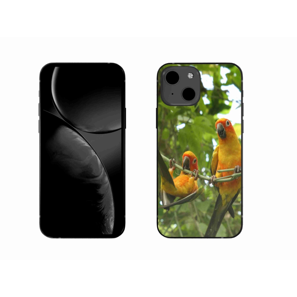 Gél borító mmCase iPhone 13 készülékhez - papagájok aratingy