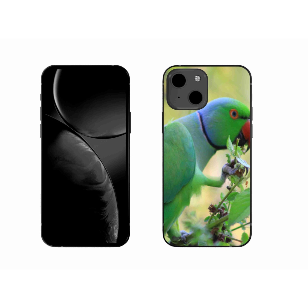 Zselés borítás mmCase iPhone 13 készülékhez - papagáj alexandr