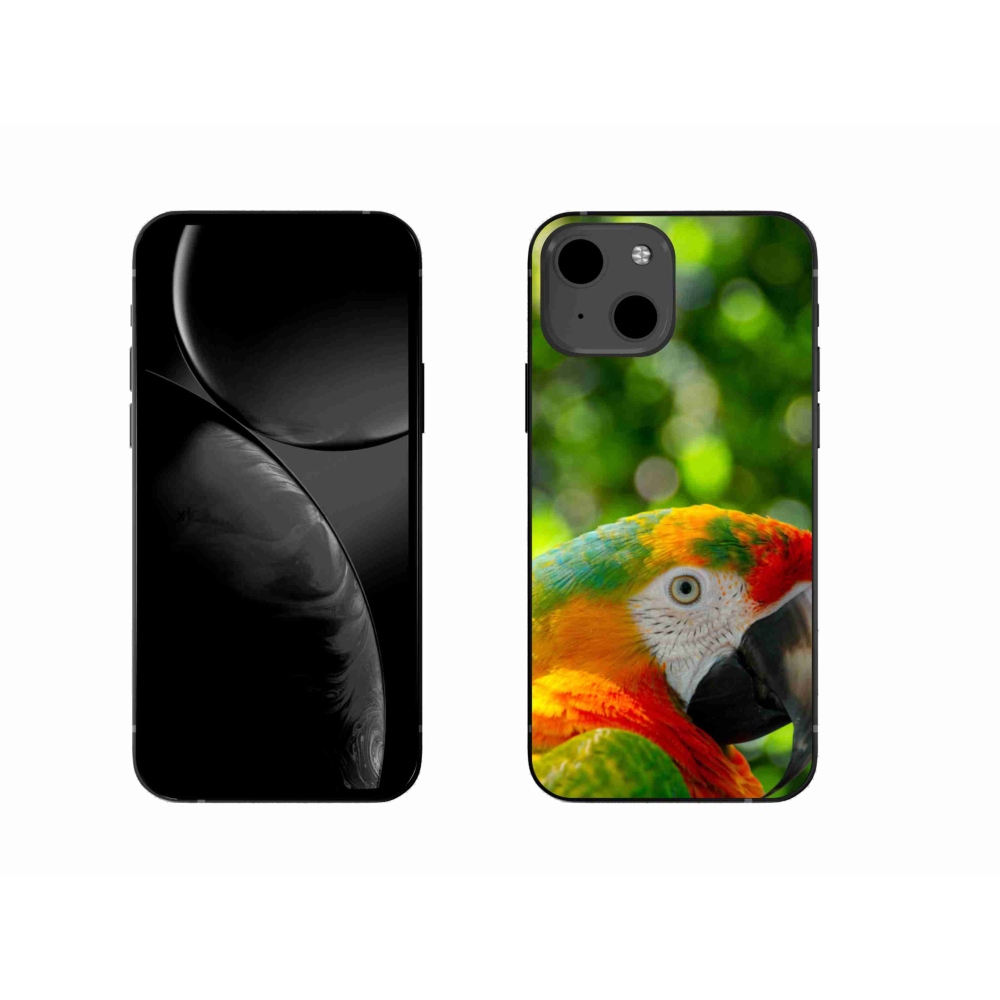Zselés borítás mmCase iPhone 13 készülékhez - papagáj ara 3
