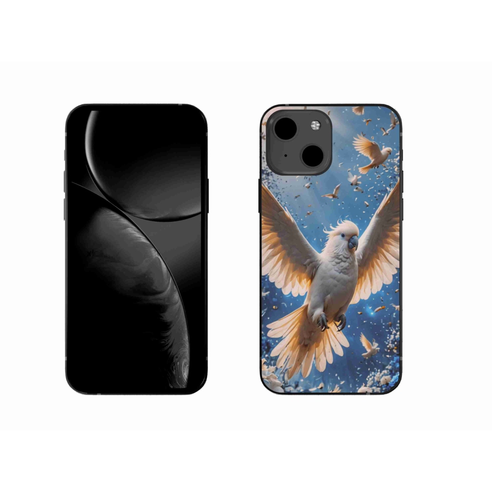 Zselés borítás mmCase iPhone 13 készülékhez - papagáj kakadu