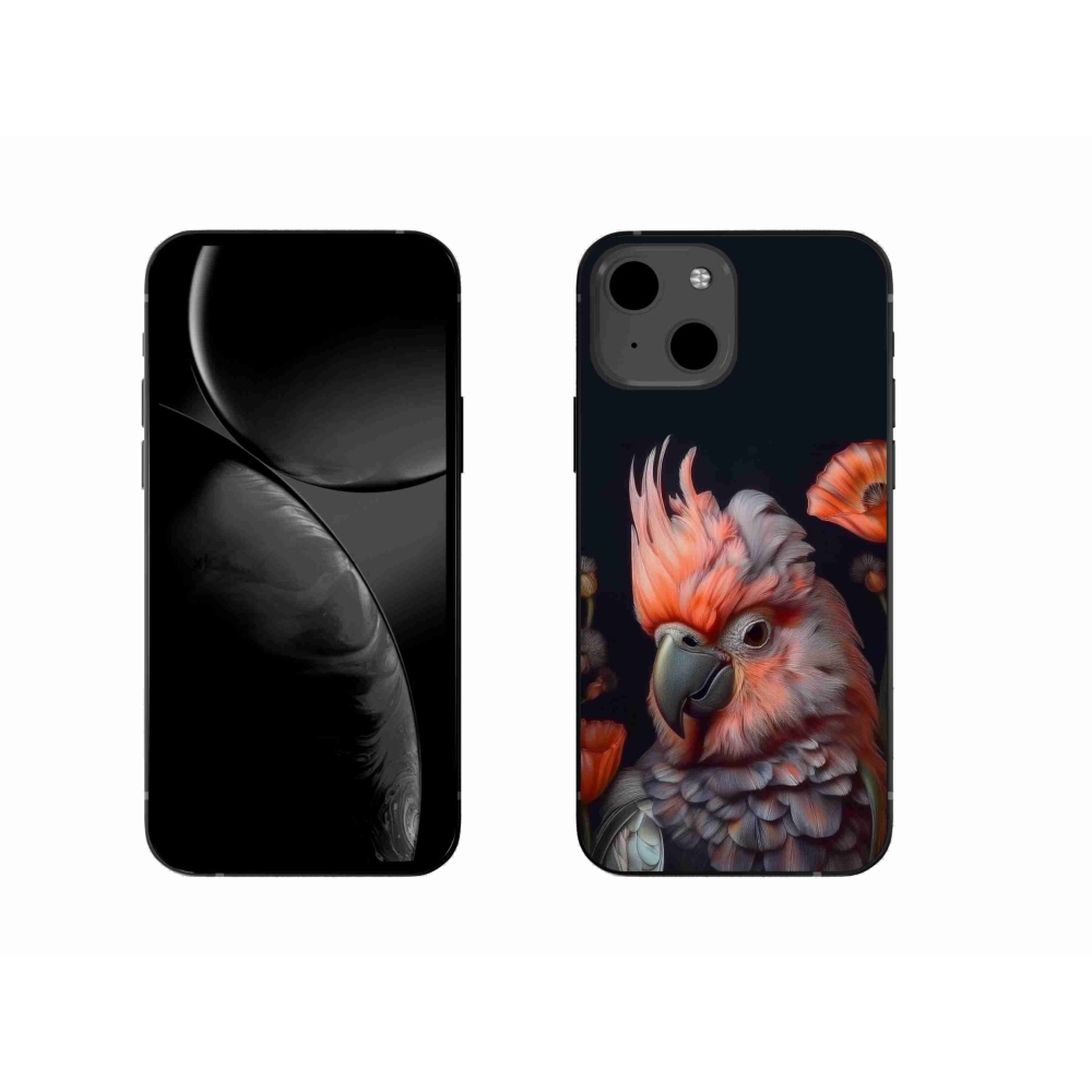 mmCase gél tok az iPhone 13-hoz – színes kakadu papagáj