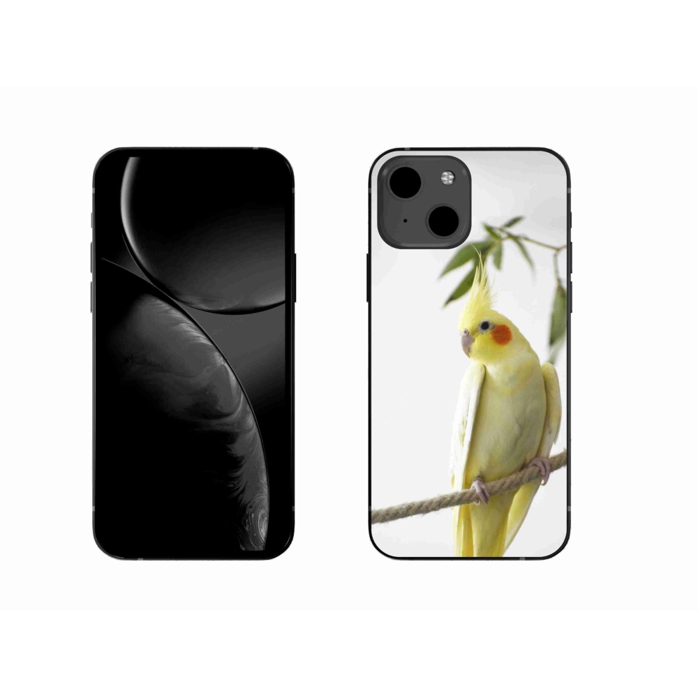mmCase gél tok az iPhone 13-hoz – tollas papagáj