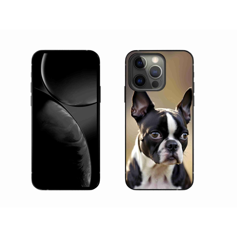 mmCase gél tok az iPhone 13 Pro-hoz – bostoni terrier