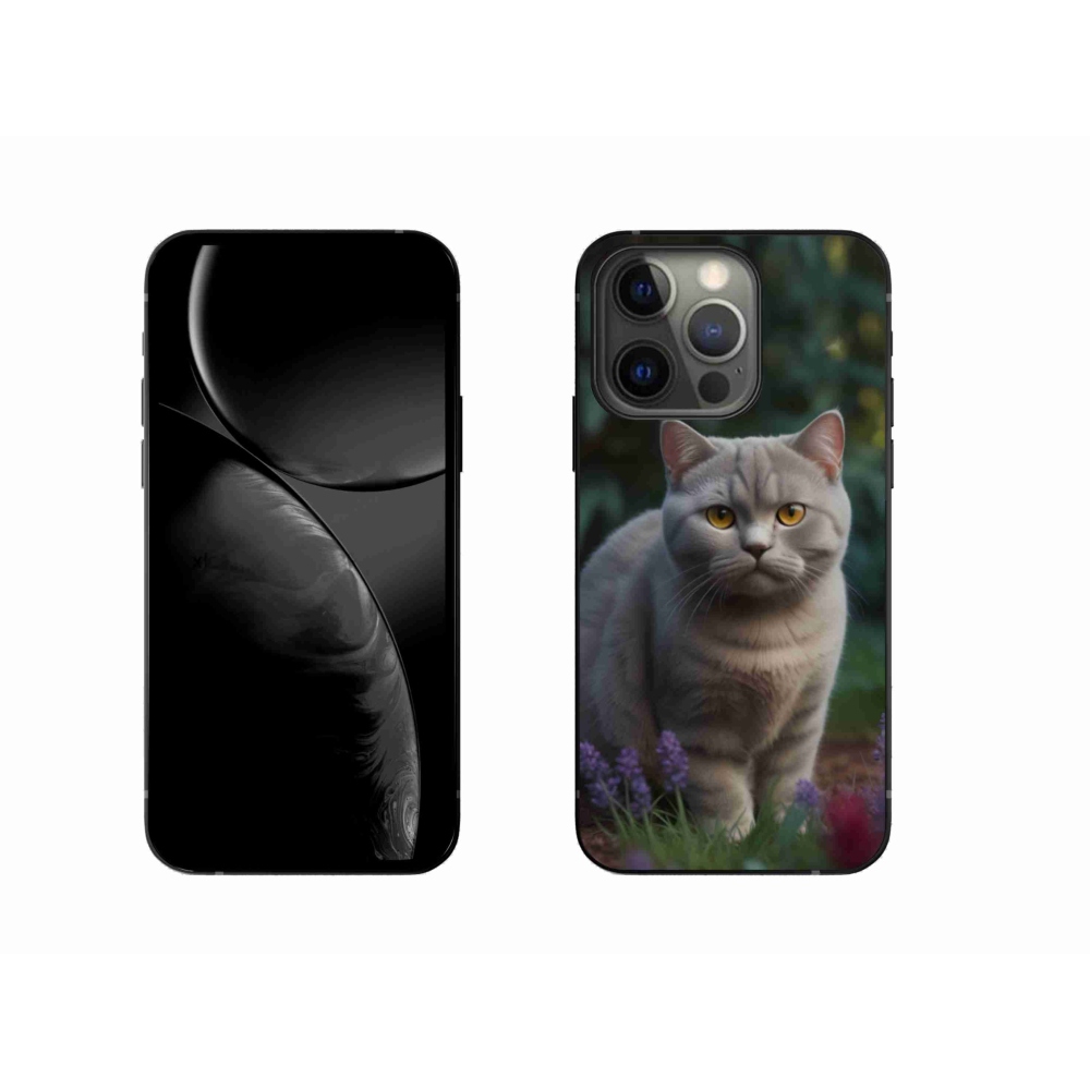 Zselés borítás mmCase iPhone 13 Pro készülékhez - brit macska