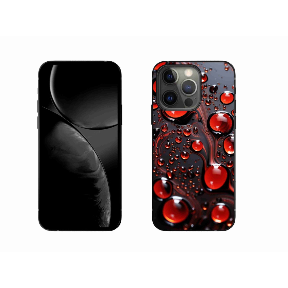 Zselés borítás mmCase iPhone 13 Pro készülékhez - piros csepp 2