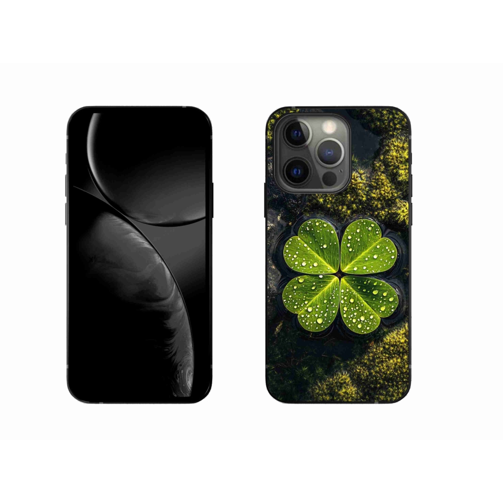 Gél borítás mmCase iPhone 13 Pro készülékhez - négylevelű lóhere