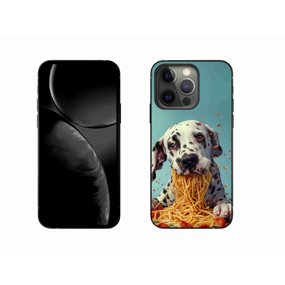 mmCase gél tok az iPhone 13 Pro-hoz – dalmát és spagetti