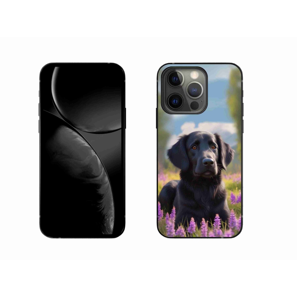 mmCase gél tok az iPhone 13 Pro-hoz – elegáns fekete retriever