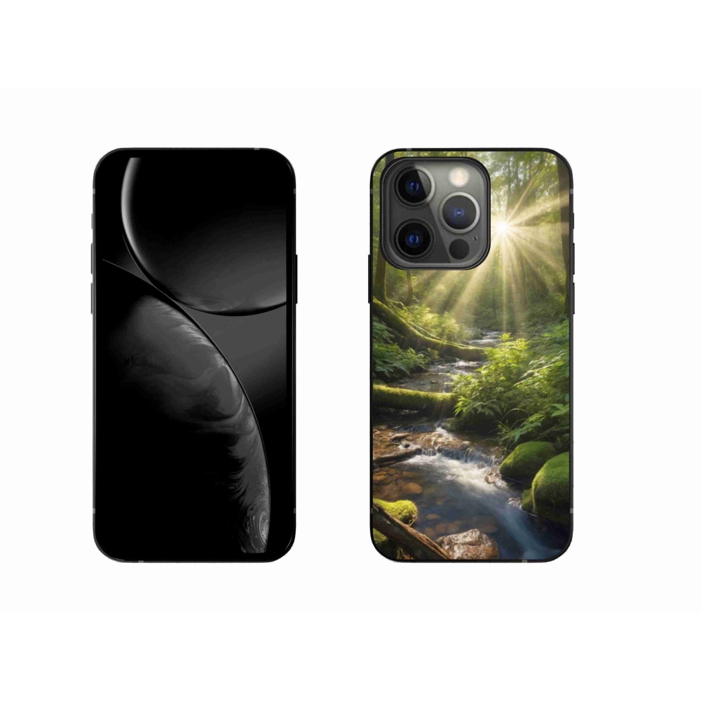 Zselés borítás mmCase iPhone 13 Pro készülékhez - erdei mélység