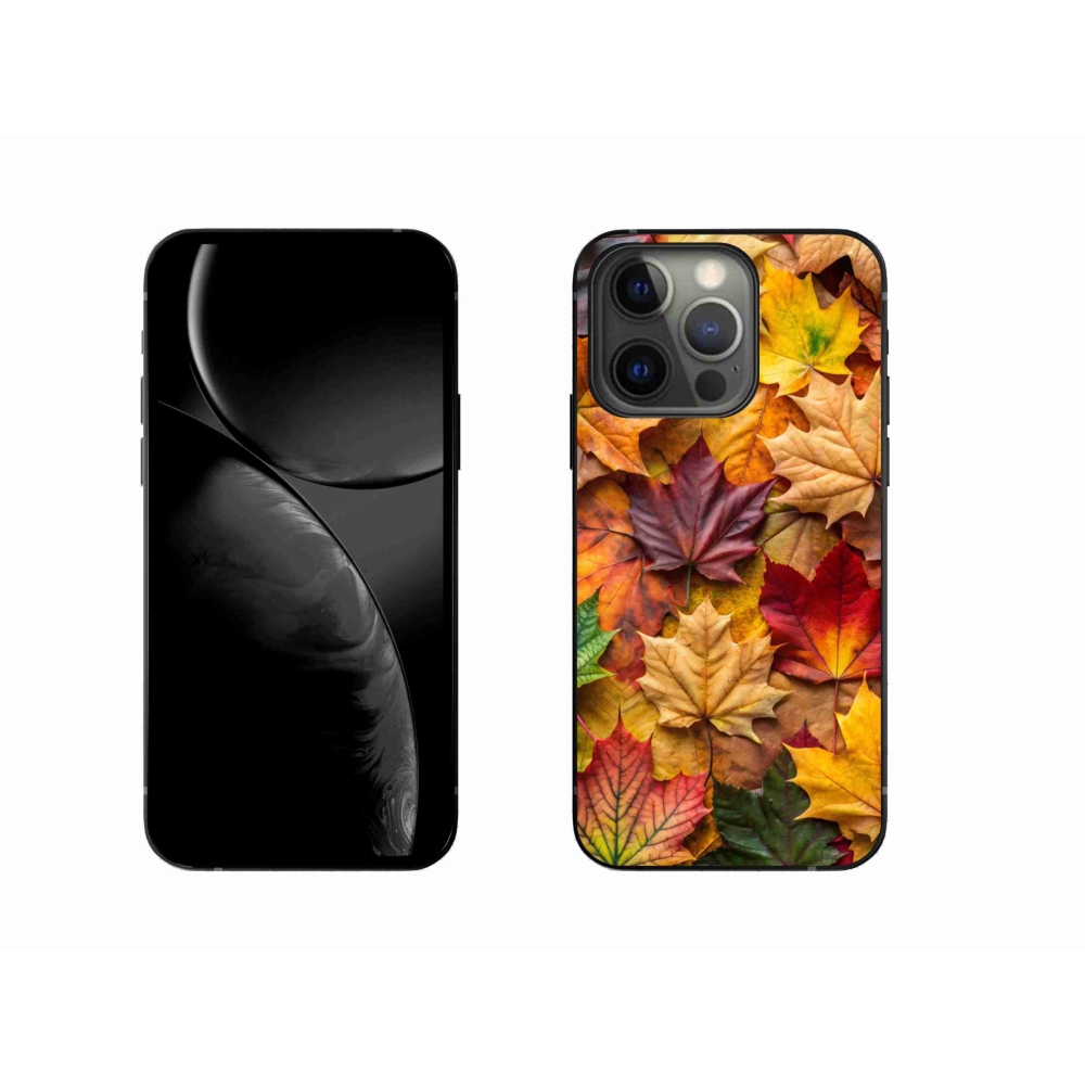 Zselés borítás mmCase iPhone 13 Pro készülékhez - juharlevelek 2