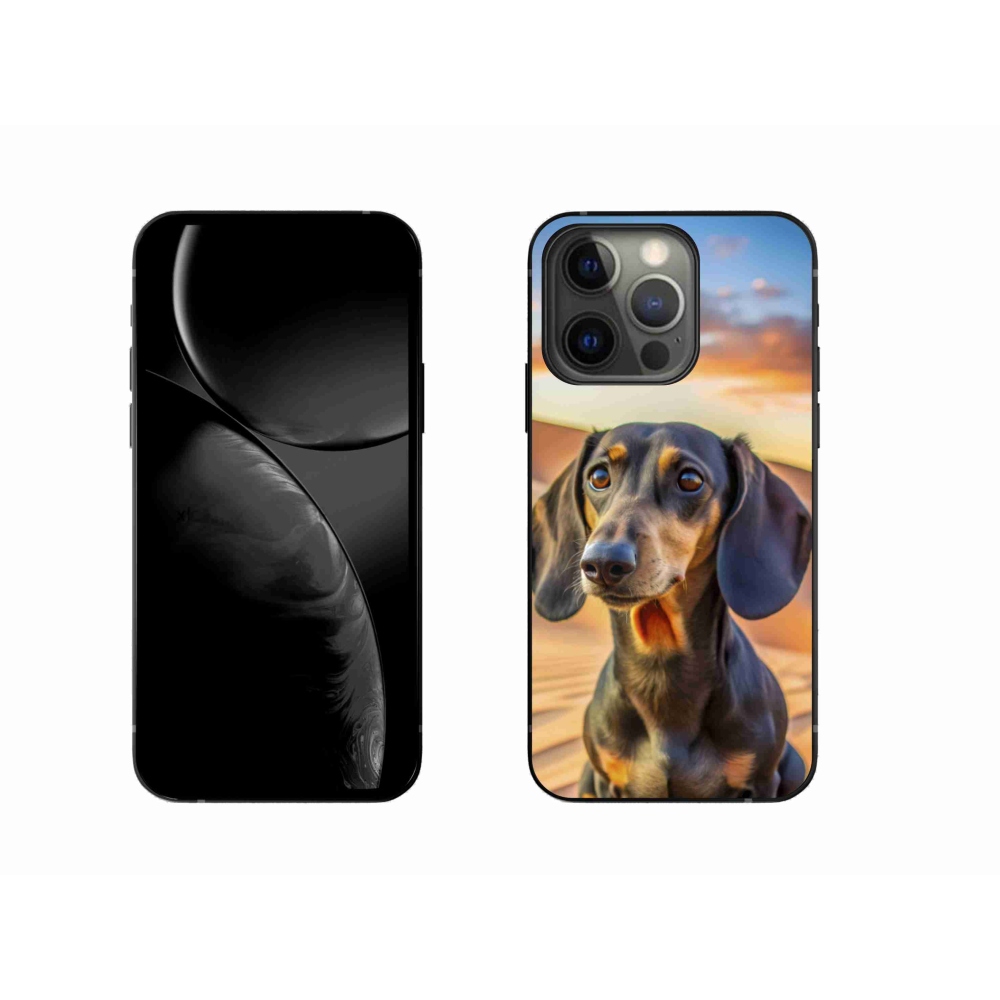 Zselés borítás mmCase iPhone 13 Pro készülékhez - tacskó 3