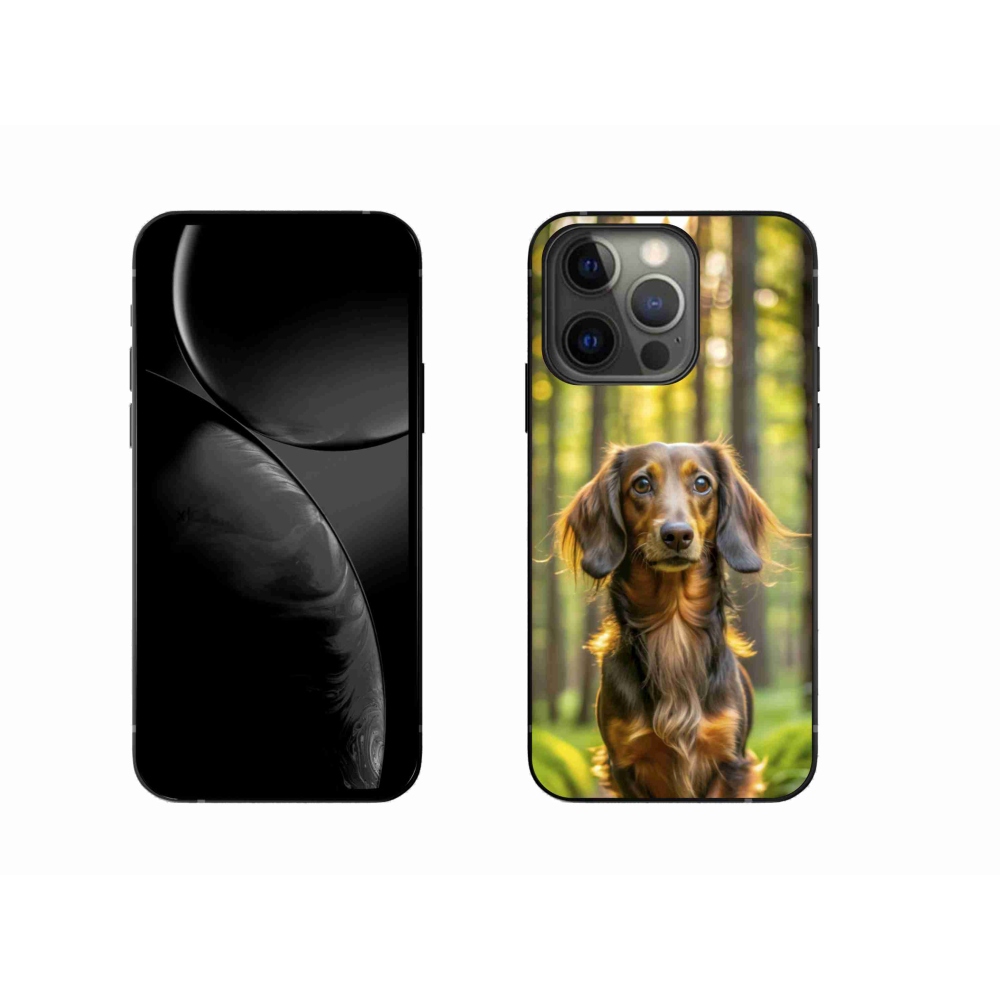 Zselés borítás mmCase iPhone 13 Pro készülékhez - tacskó 4