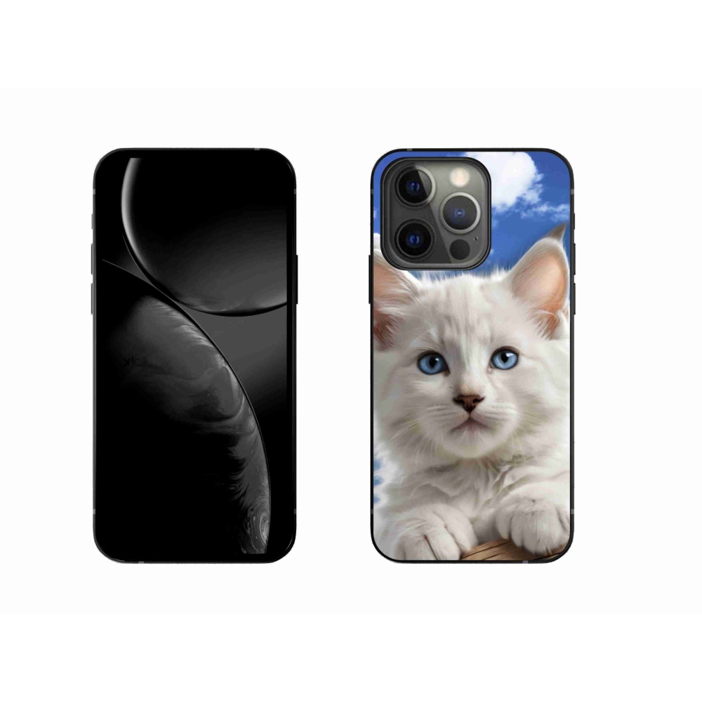 mmCase gél tok az iPhone 13 Pro-hoz – cica és felhők