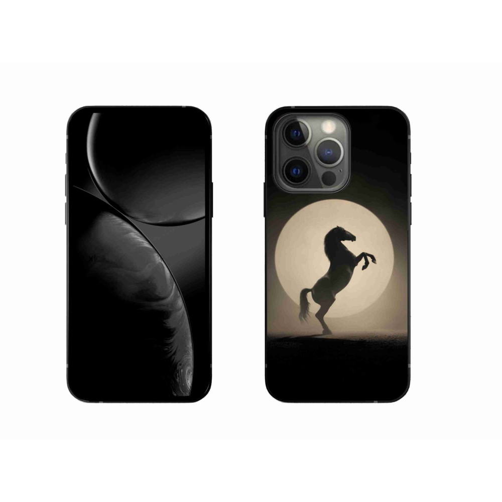 Zselés borítás mmCase iPhone 13 Pro készülékhez - ló sziluettben