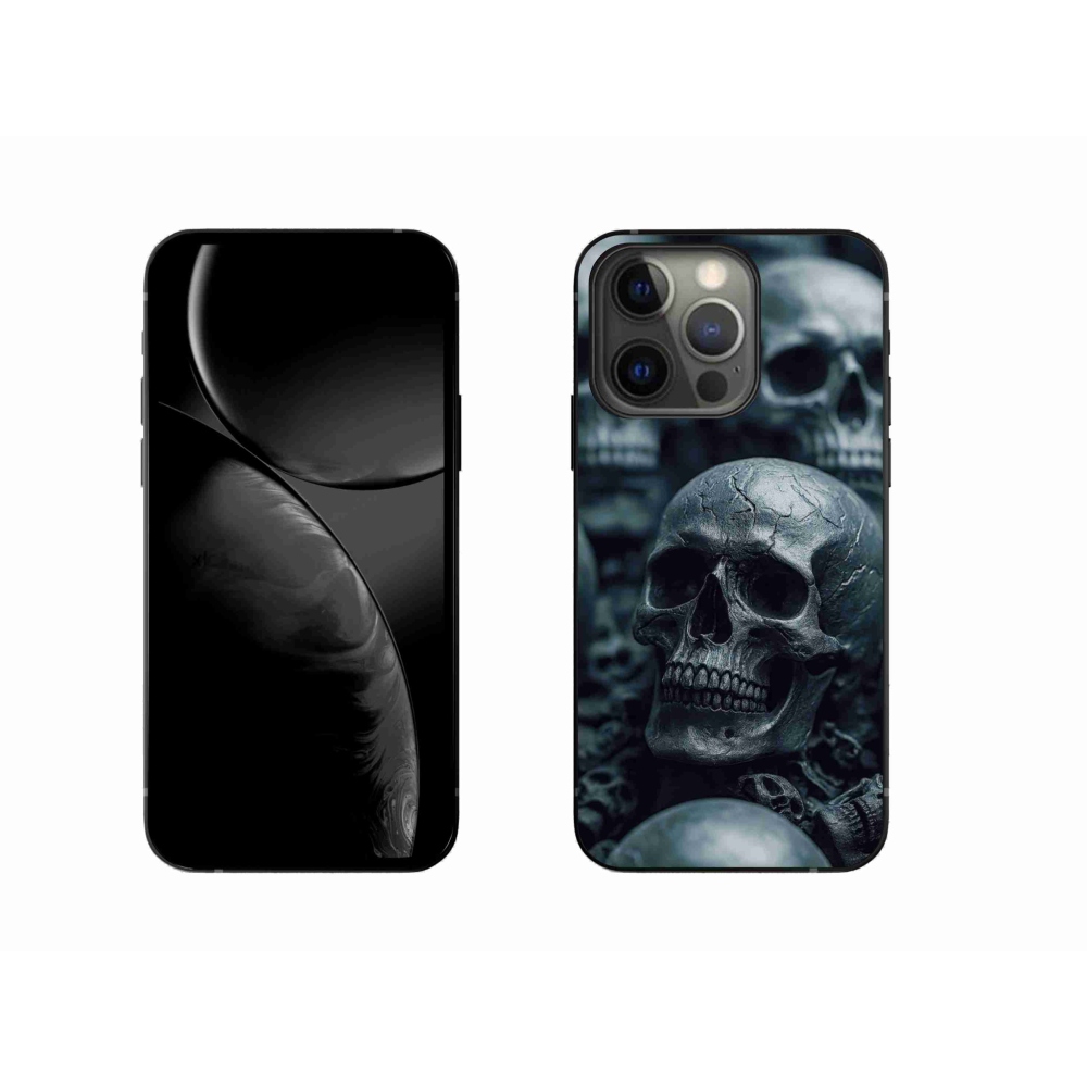 Zselés borítás mmCase iPhone 13 Pro készülékhez - koponya 2