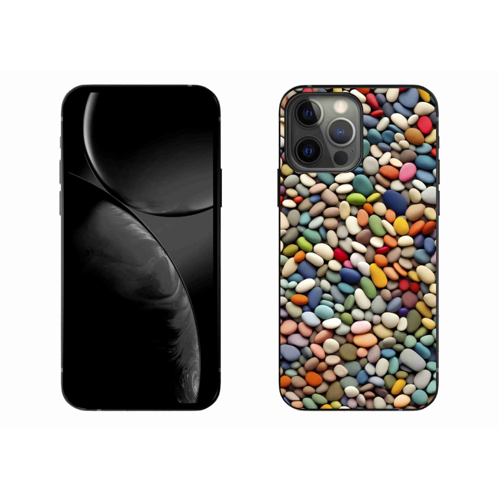 Zselés borítás mmCase iPhone 13 Pro Max készülékhez - színes strasszkövek 2