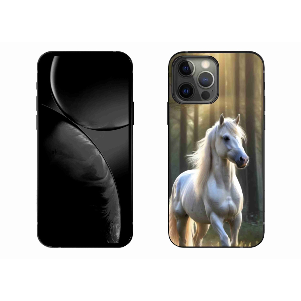 Gél borítás mmCase iPhone 13 Pro Max készülékhez - Fehér ló 3