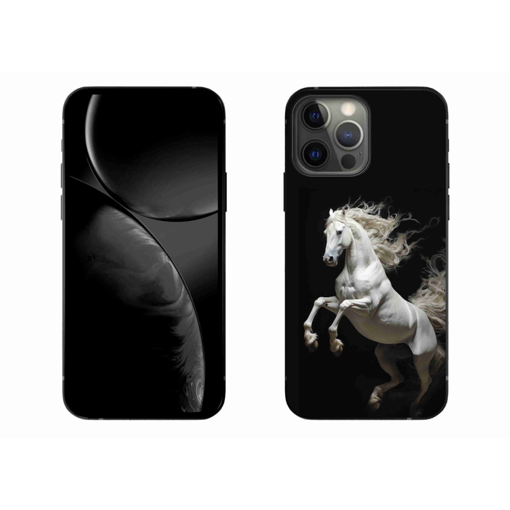 Gél borítás mmCase iPhone 13 Pro Max készülékhez - Fehér ló 4