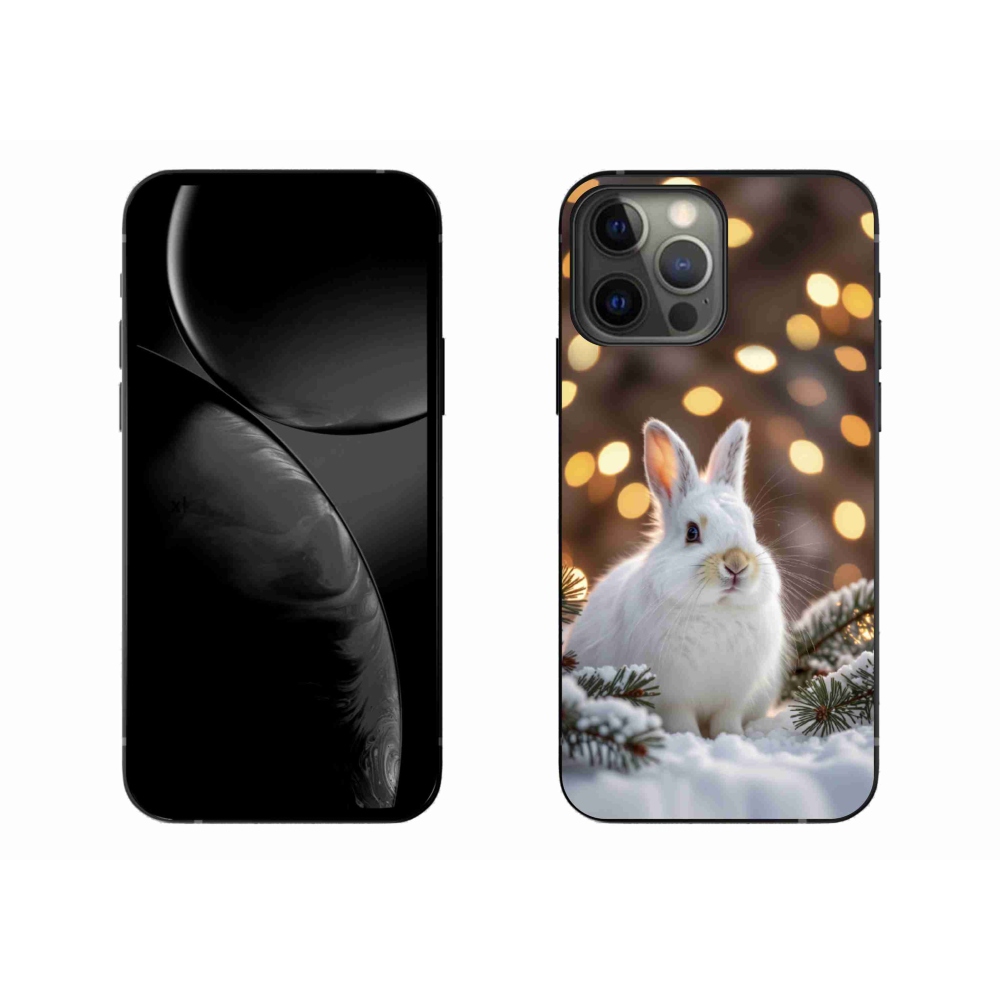 mmCase gél tok az iPhone 13 Pro Max-hoz – fehér nyúl