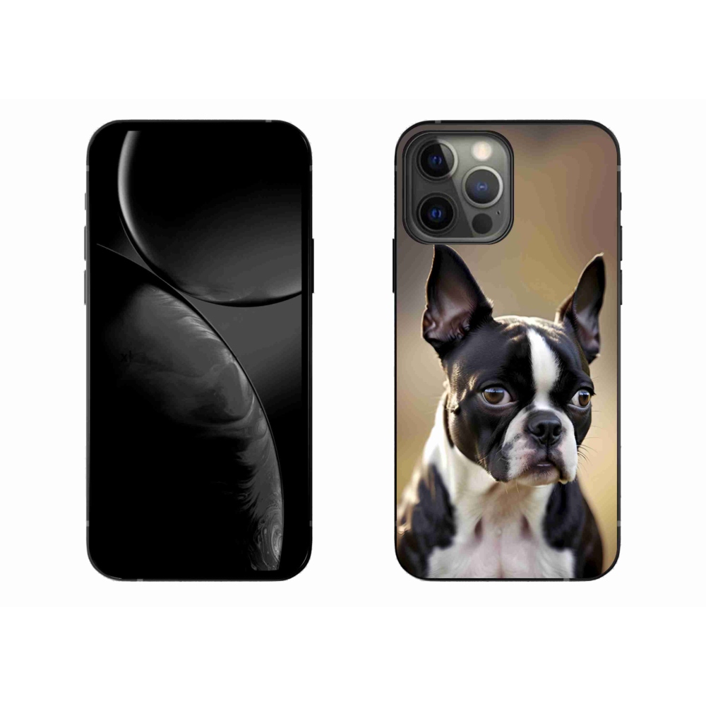 mmCase gél tok az iPhone 13 Pro Max-hoz – bostoni terrier